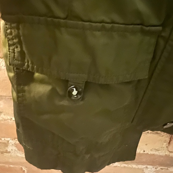 Banana Republic waxed green field jacket. Gently worn, belt not included. Sz XS - Picture 4 of 9